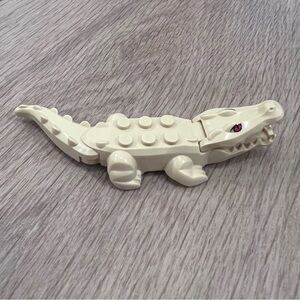RARE LEGO Albino Alligator with Red Eyes
